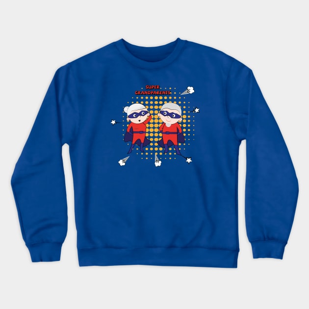 Super grandparents 2 Crewneck Sweatshirt by grafart